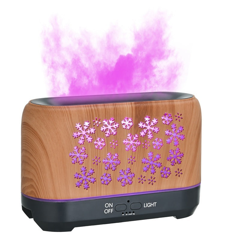 Christmas Snowflake Pattern Humidifier Household Colorful Aromatherapy Humidifier Atmosphere Colorful Diffuser - Bellarte Enchanté Christmas Snowflake Pattern Humidifier Household Colorful Aromatherapy Humidifier Atmosphere Colorful Diffuser